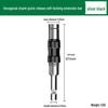 Magnetic Hexagonal Screwdriver Bit Extension Rod with Self-Locking Connecting Sleeve for Electric Drills - Air Screwdriver Conversion Head