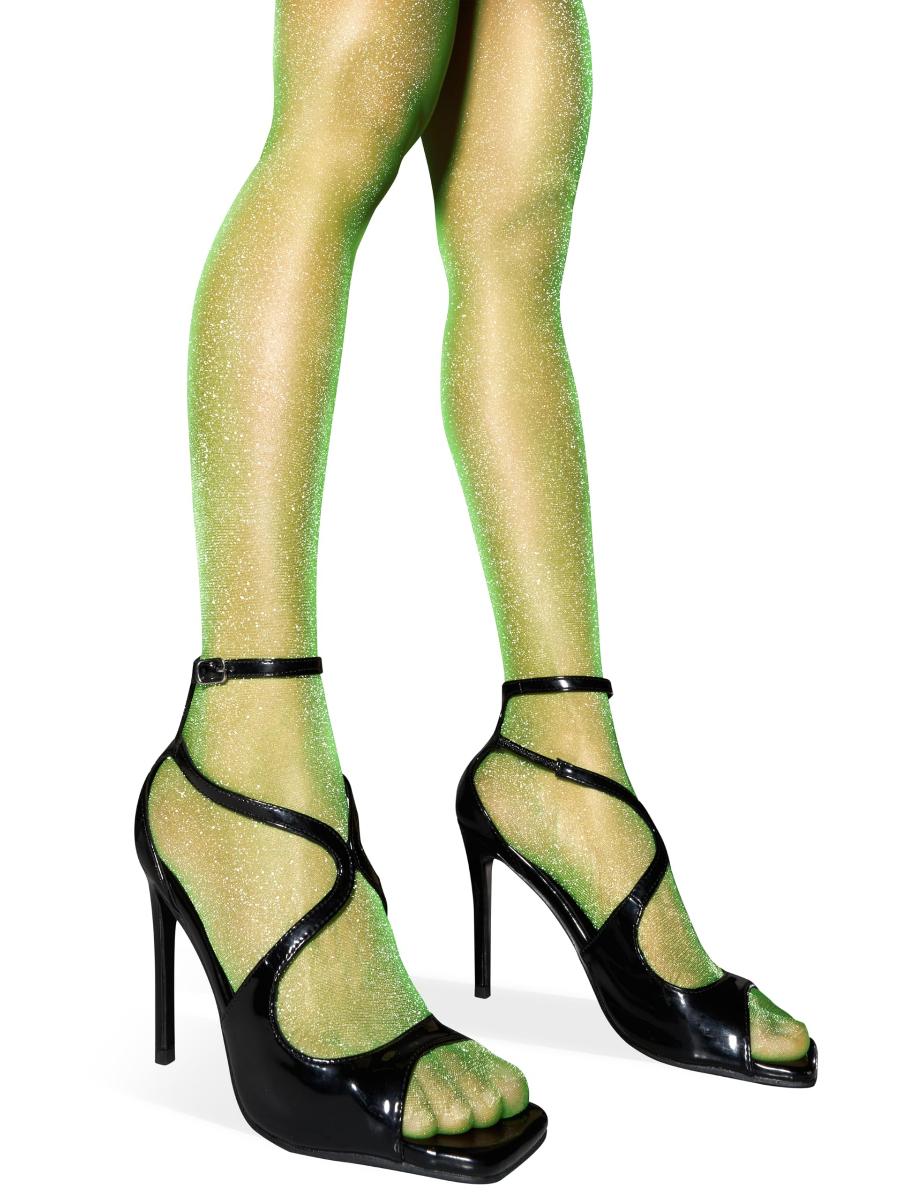 Kave Sexy Groene Glanzende Transparante Panty's Voor Vrouwen 10D Niet-Irriterend Hoge Taille Glanzende Panty's Voor Vrouwen Met Voeten Panty Fit for 60-70kg beige