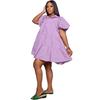 Casual Loose Short Sleeve Dress for Women Casual Loose Short Sleeve Dress
