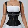 Adjustable Slimming Waist Trainer Vest with Zipper - Posture Corrector and Chest Support for Body Shaping