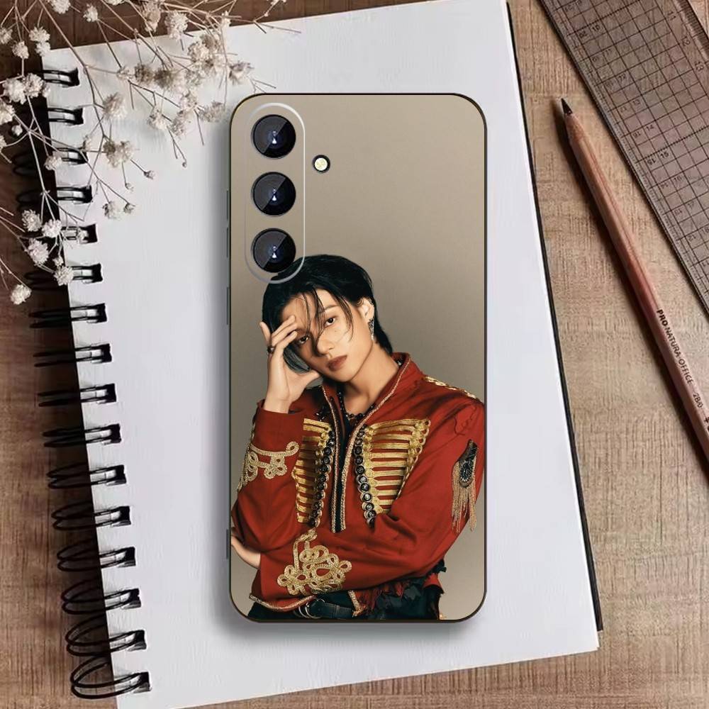 Hot E-ATEEZ Kpop Phone Case For Samsung Galaxy A73,21,22,32,71,53,52,51,80,5G Soft Black Cover Samsung a22 5g