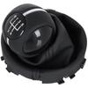 MINI F55 2013- BLACK Gear Shift Knob + Gaiter with Frame 5 SPEEDS