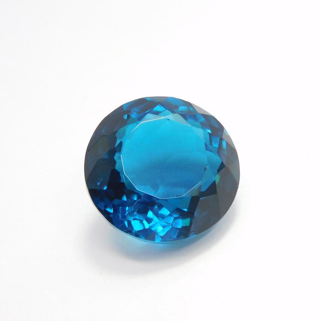 Natural Blue Topaz Loose Gemstone 59.665 Ct Brilliant Oval Cut for Jewelry Making and Crafts