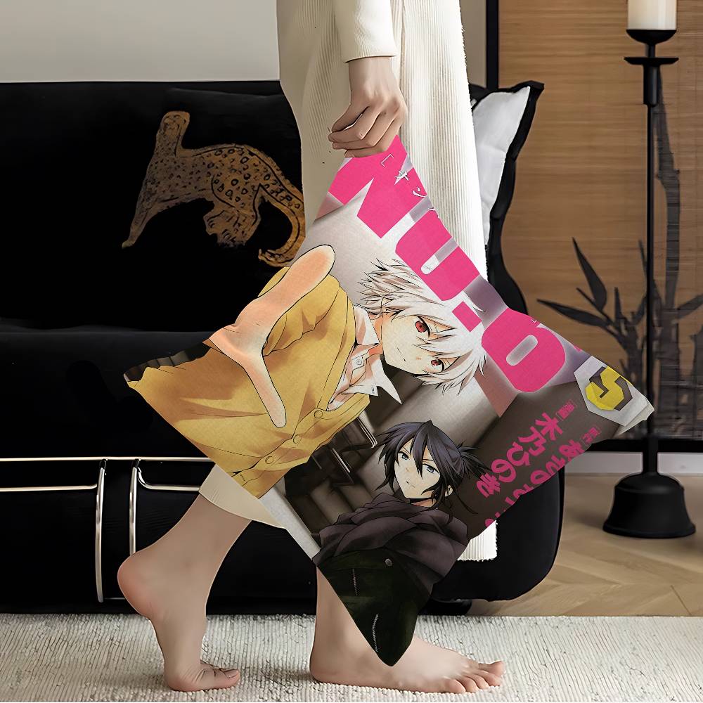 NNo Anime Personalized Pillow Dust Cover Bedroom Kids Party Decoration Pillowcase Birthday Children Gift