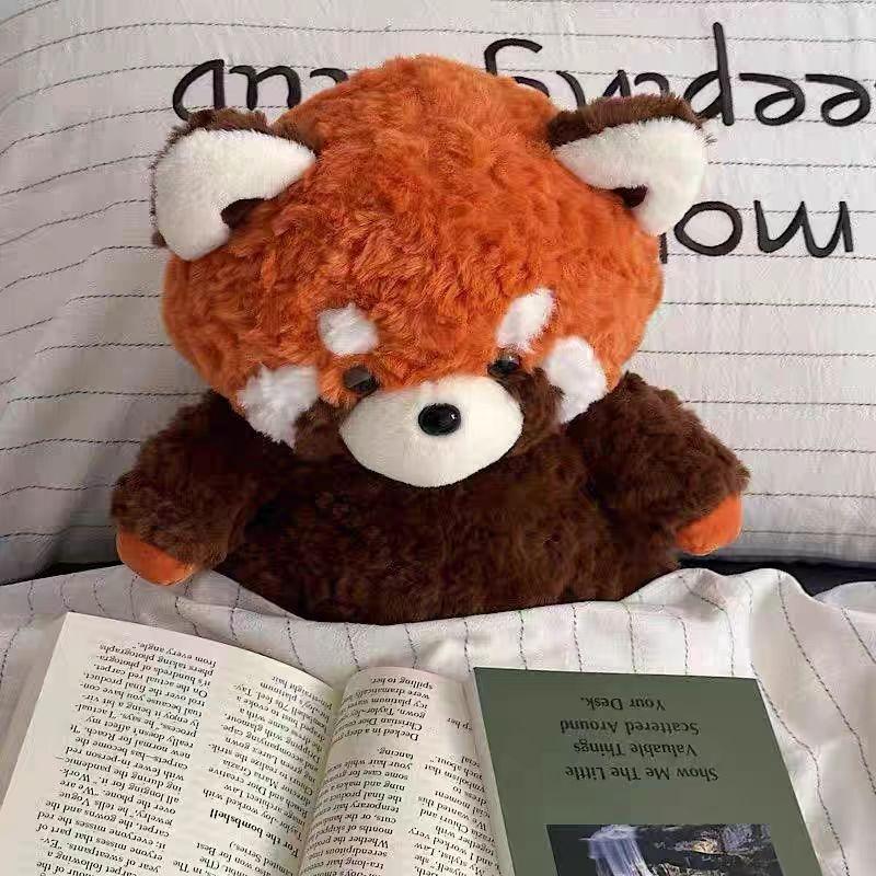 Morbidi Peluche Procione Giocattolo di Peluche Carino Morbido Cuscino Corpo da Abbracciare Dormire Giocattoli Soffici Decorazione Letto Bambini Ragazze Regalo
