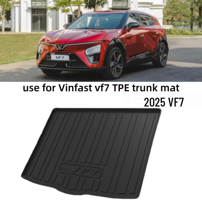 TPE Waterproof Rear Trunk Mat for 2025 VF7 Overseas Model - Wear-Resistant Tail Box Mat 2025 VF7 Trunk Mat