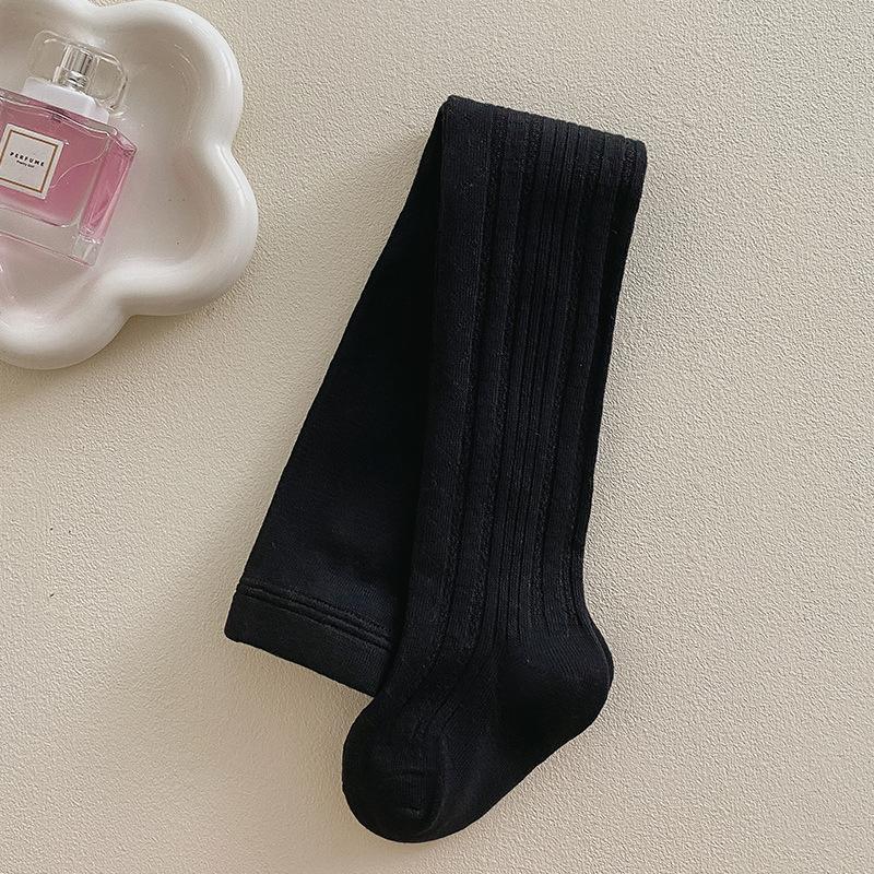 Höst Nya Flickors Underdel Tights Stickade Baby Underdel Strumpor Baby Barn Tights Grossist Bomull