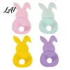 Decorative Fork Spoon Pouch 4 Pcs Easter Bunny Cutlery Holders Felt Tableware Bags Cute Rabbit Utensil Holiday Party Supplies Sleeve Spring