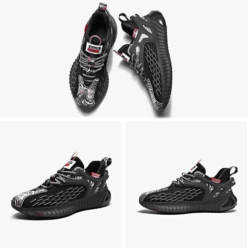 

Модные мужские кроссовки для ходьбы, мужская повседневная обувь, модные брендовые кроссовки для бега, спортивная обувь для мужчин, дизайнерская обувь на платформе для мужчин 45 чёрный