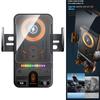 Wireless Phone Charger For Car 15W Fast Charging Navigation Bracket Auto Clamping Truck Cradle For Music Control Video Streaming