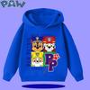 PAW Patrol 2026 Kids Hooded Sweatshirt for Autumn/Winter Long Sleeve 2026 New Style Boys' and Girls' Cartoon Print Sweater