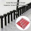 Wall Mountable Thread Checker Gauge for Quick Easy Sorting Home Profession Use Bolt Identification with Drill Bit Gauge