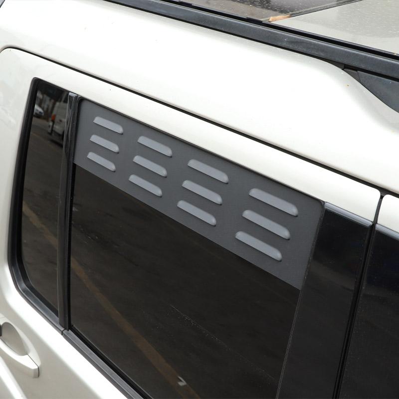Aluminum Alloy Car Rear Side Window Ventilation Panel Decoration Accessories For Land Rover Discovery 3 4 LR3 LR4 2004-2016