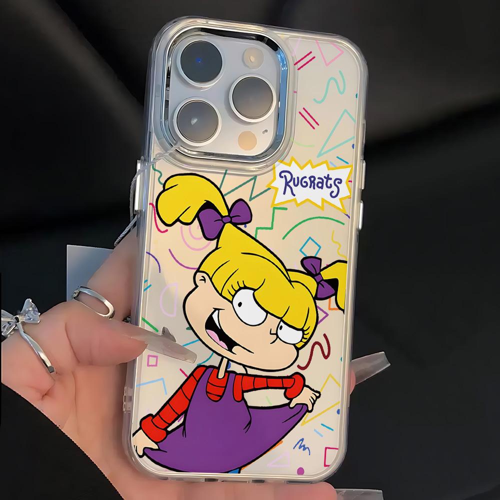 Cartoon R-Rugrats Süße Handyhülle für Google Pixel 10 9 8 7 8A 9A XL Pro 4G 5G Transparente Weiche Silikon TPU Rückseite