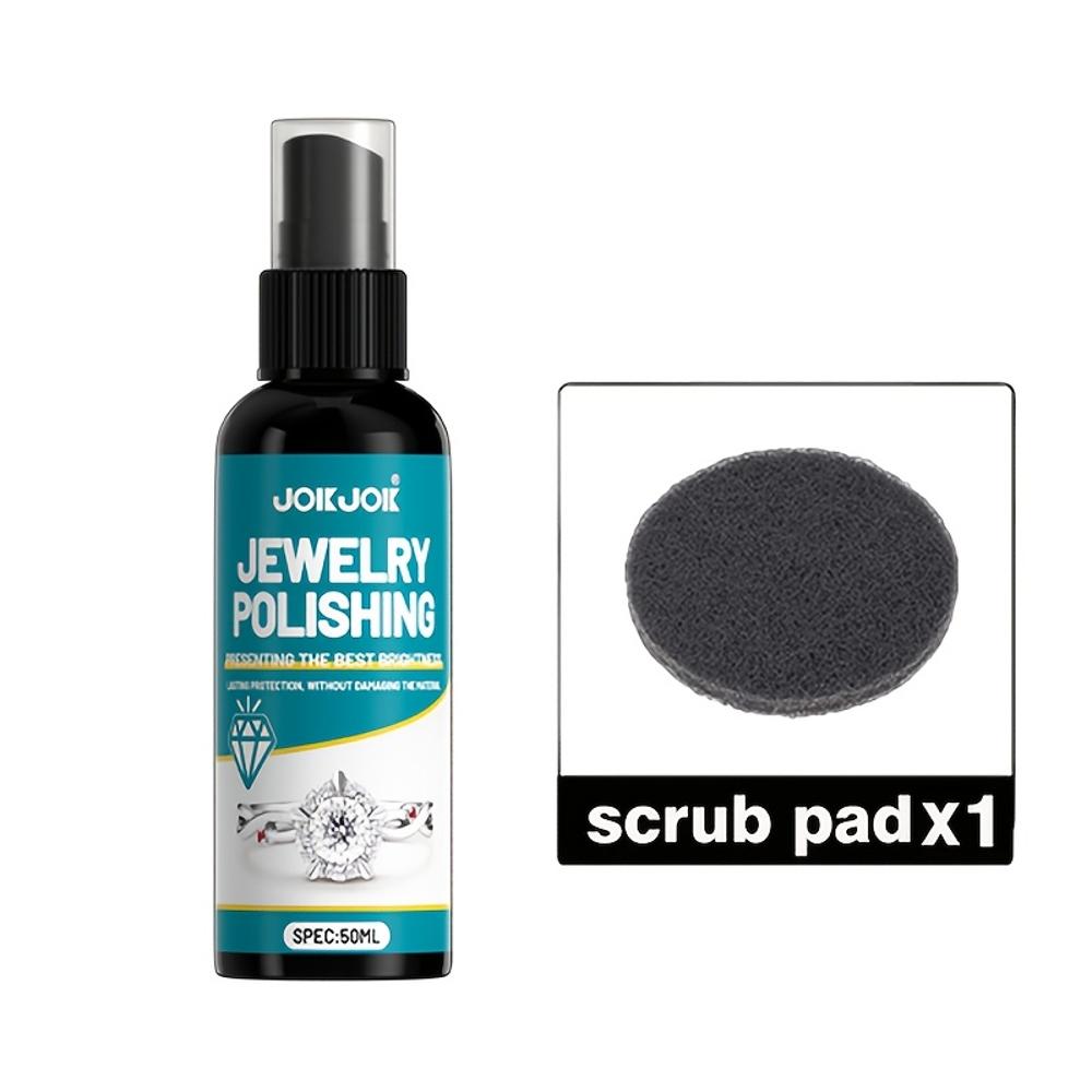 Jewelry Polishing Spray - Gentle Formula for Jewelry, Restores Luster, Suitable for Rings, Watches, Necklaces, and Earrings, Fas