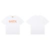 Premium Cotton Graphic Tee Streetwear Oversized Short Sleeve T-Shirt Men Loose Fit Letter Print Washed Vintage Style