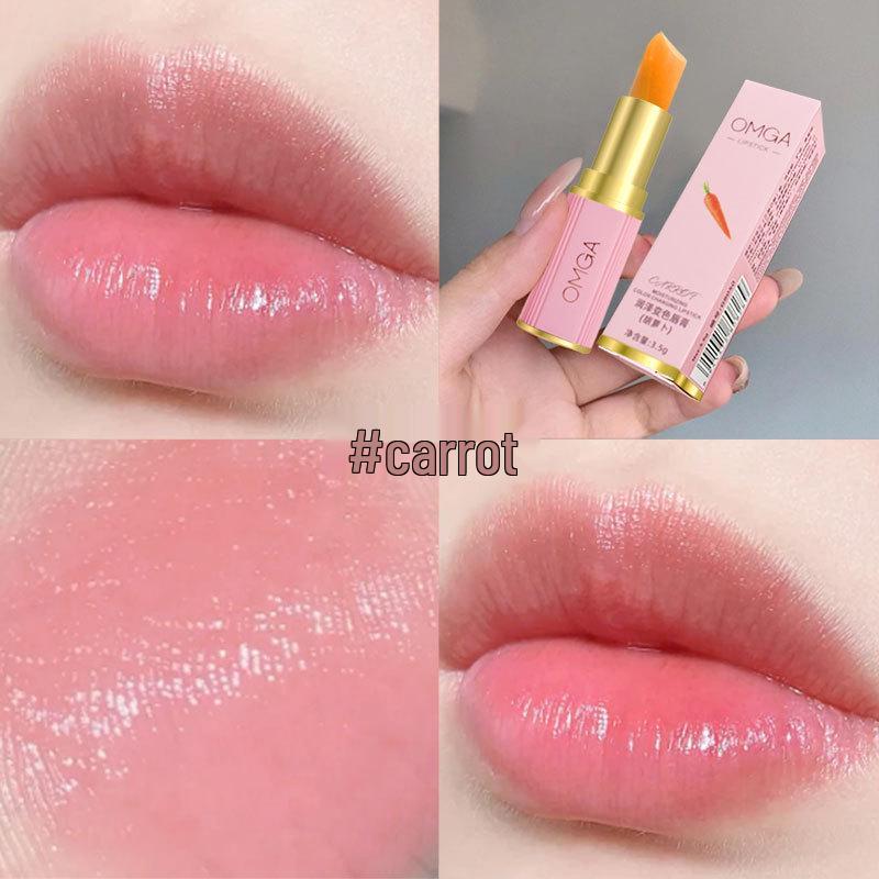 

OMGA Помада, меняющая цвет: Увлажняет и ухаживает за губами, сохраняя их мягкими и предотвращая сухость и растрескивание. Net weight 3.5g