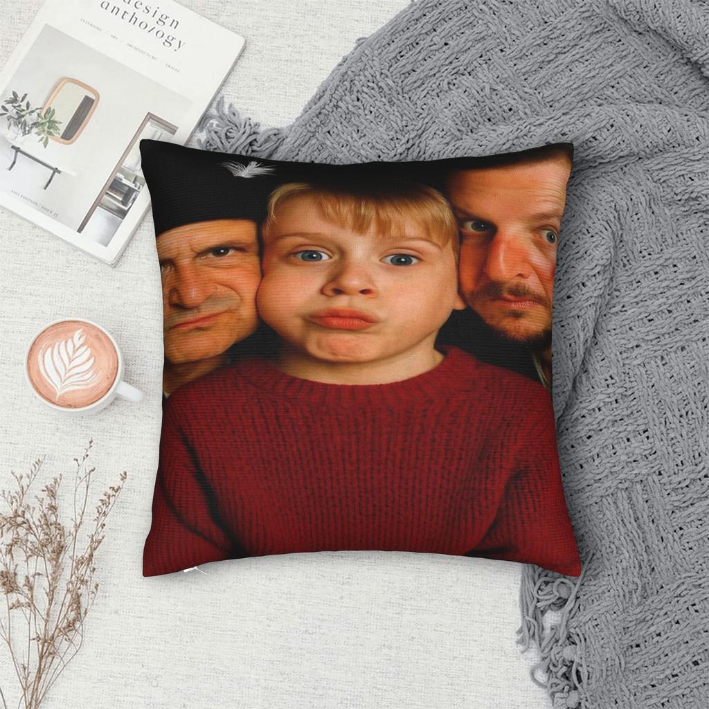 Trendy Home Home Alone Christmas Comedy FilmDecoration Pillowcases Merch Pillow Cover Zippered Multi Size