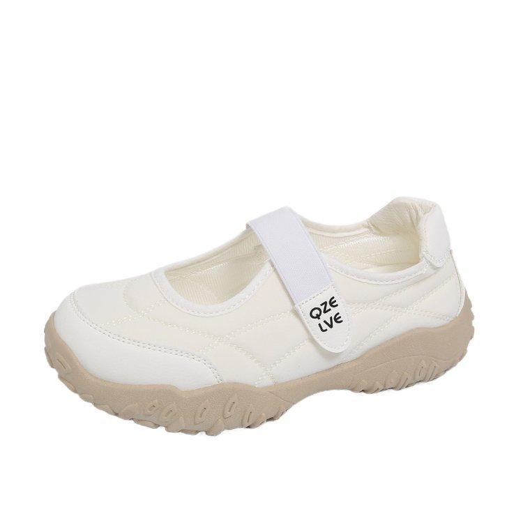 Platform Sports Mary Jane Women's Shoes 2025 New Summer Velcro Breathable Single Shoes Casual Mountaineering Forrest Gump Shoes