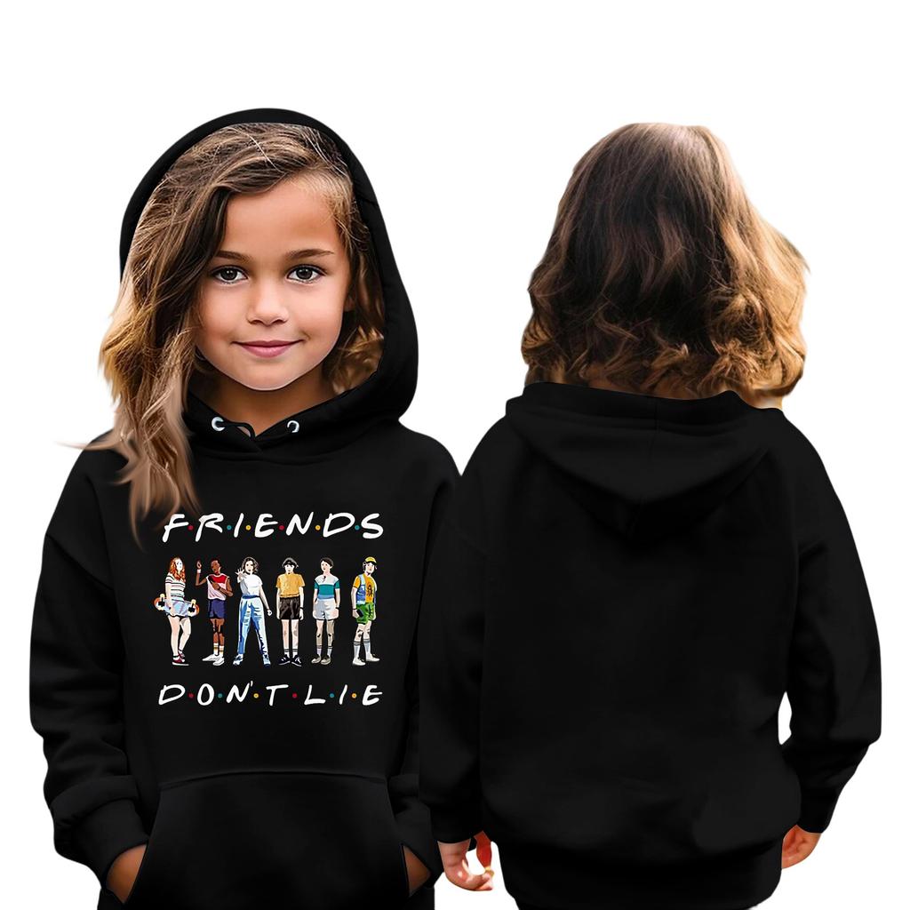 Kinder Sweatshirt Langarm Leichtes Lässiges Kapuzenshirt Locker Bequemes Kinder Sweatshirt