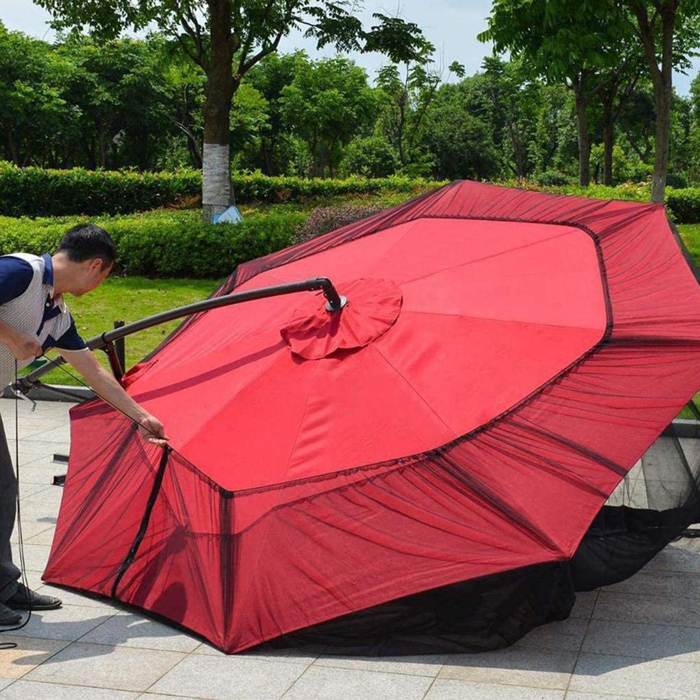 Bug Screen for Outdoor Patio Table Over The Umbrella Cover Net Netting