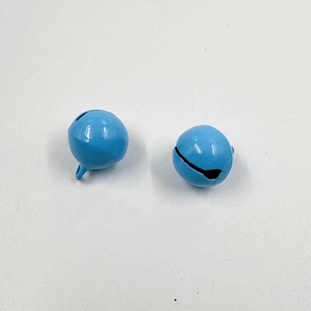 14mm Candy Color Painted Metal Bell Keychain Pendant - DIY Jewelry Accessory