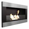 Chimenea de bioetanol de pared GOLF Horizontal TÜV con acristalamiento