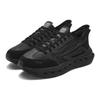 FILA KM Fashion Versatile Leather Shock Absorbing Durable Breathable Low Top Casual Running Shoes Men sneaker Black F12M413105FBK