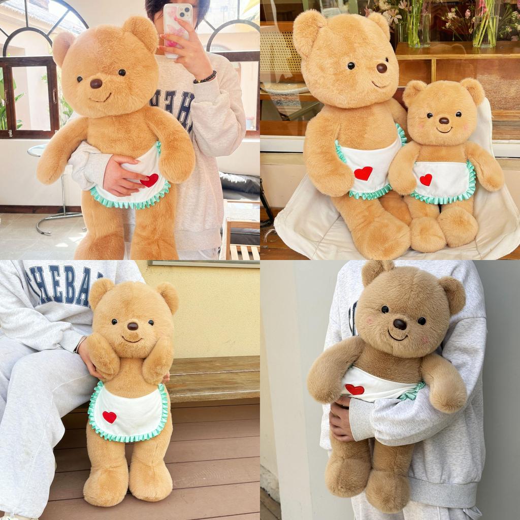 Cute Butter Bear Plush Toy Stuffed Doll Birthday Gift Soft Doll Kids Girls Lovely Gift 50cm 70cm 90cm