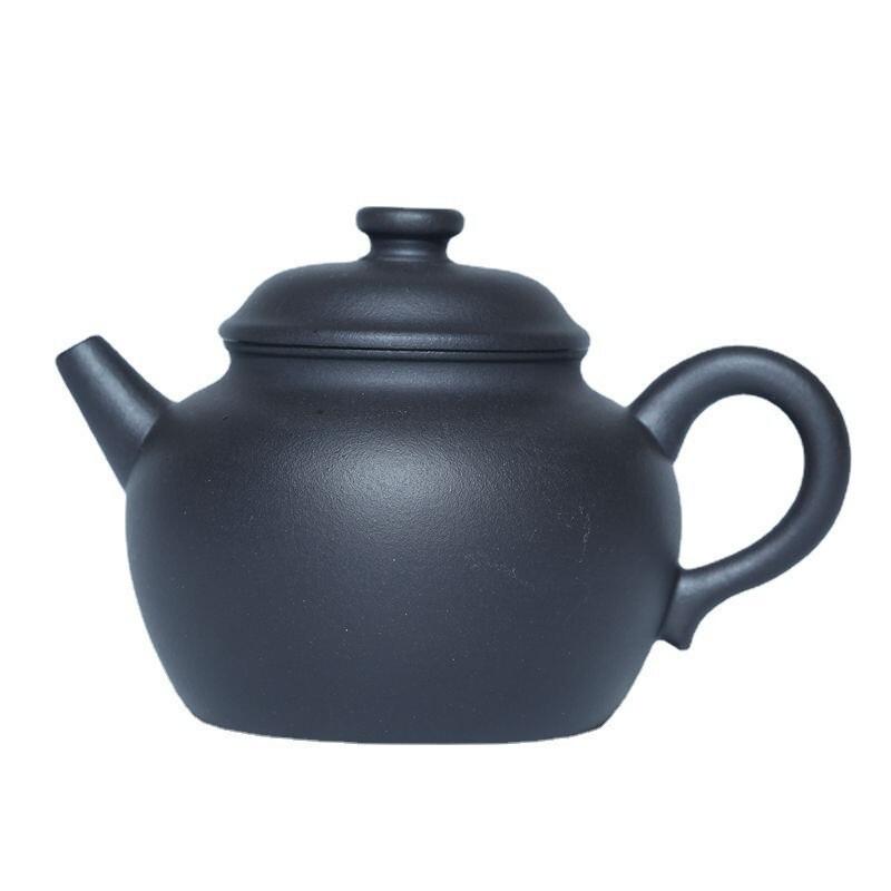 240ml Classic Yixing Purple Clay Teapots Handmade Pot Raw Ore Black Mud Kettle Chinese Zisha Tea Set Tea Services Ornaments Gift