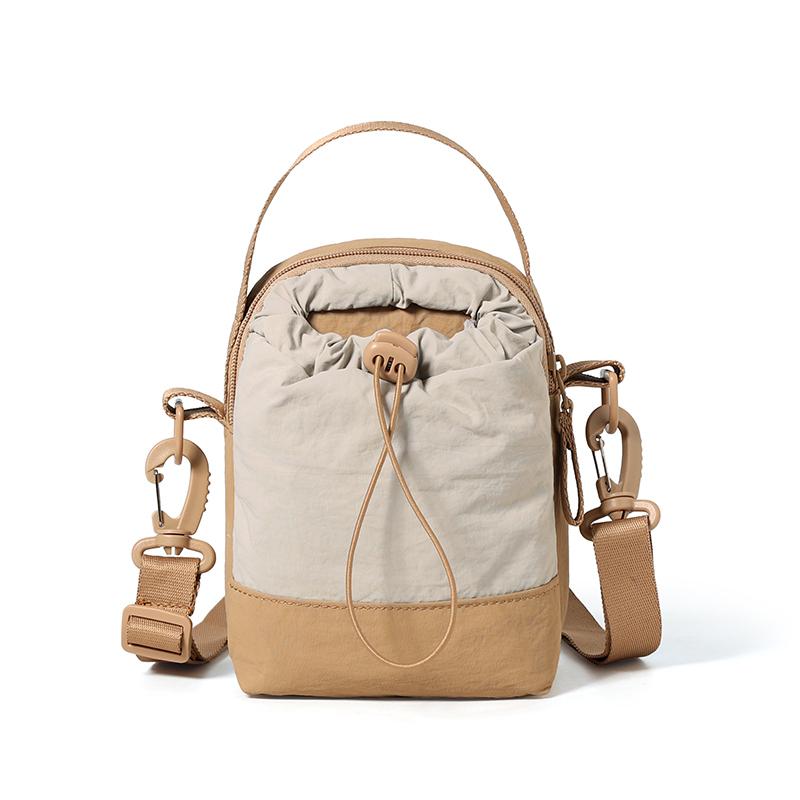 Leichte Handy-Tasche Damen Mehrschichtige Schulter-Umhängetasche Sport Wasserflaschentasche