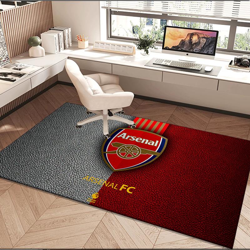 1PC rug Arsenal Football Club Crest Carpet, Chair Rug,Area Rug for Office Bedroom living rooms bedroom, Doormat decor Christmas fan gifts