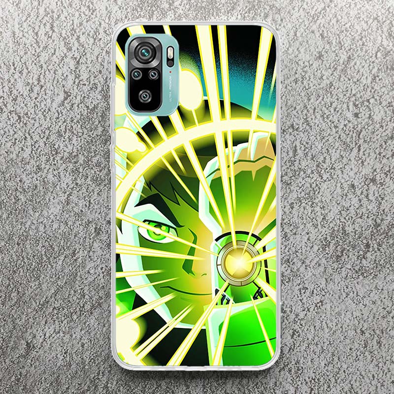 Cartoon Ben 10 Soft Case for Xiaomi Redmi Note 10 9 9S 8 Pro 7 9T 5 Phone Shell Mi 11T 12T 10T 12 11 Lite 6X A3 Cover