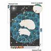Diamond Painting Kit Sleeping Cat Dog Design Full Drill Canvas Art Relaxing Handmade Craft Gift for Women Adults Wall Decor DIY Project