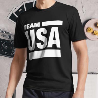 New Shirt Team USA Active Logo T-Shirt Funny Size S - 5XL