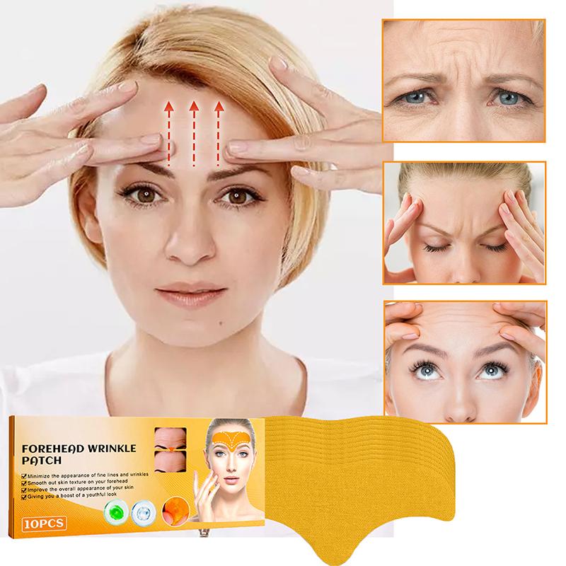 EELHOE 10-100pcs Forehead Wrinkle Patches Anti Wrinkles Facial Patches Natural Forehead Line Removal Gel Patch Face Skin Patch