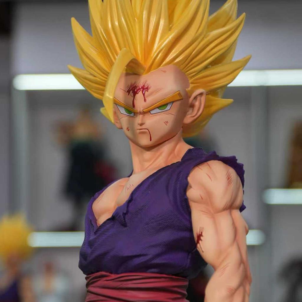 Jt Statue 2% Son Gohan 45Cm Figure Gohan Super Saiyan Dragon Ball Z Pvc Anime Figures Gohan Ssj Collection Mode Hobby Toys Gift