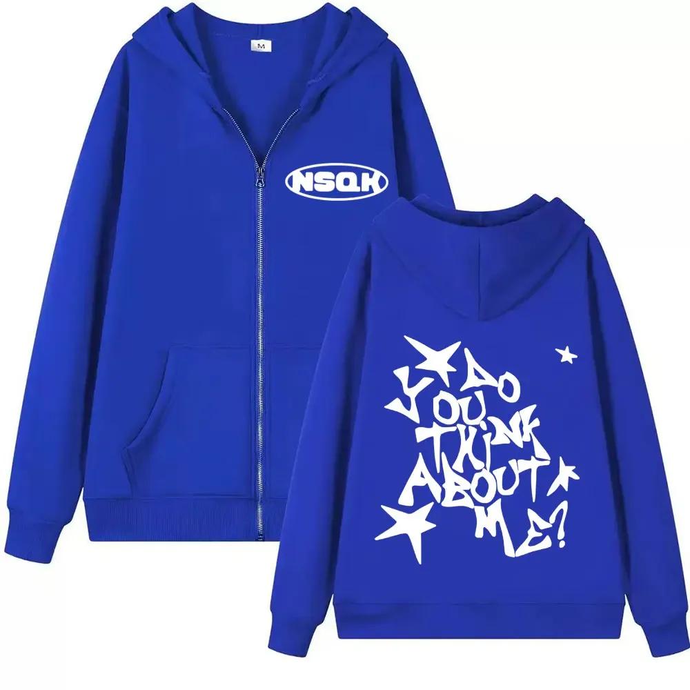 Zip Up Hoodie Men Women Hip Hop Zipper Sweatshirts Casual Harajuku Long Sleeve Hoodies