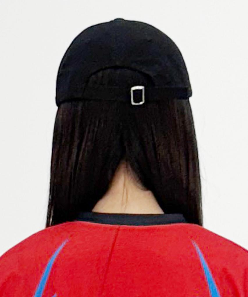 KEEMHII Kh Logo Piercing Ball Cap - [Black]