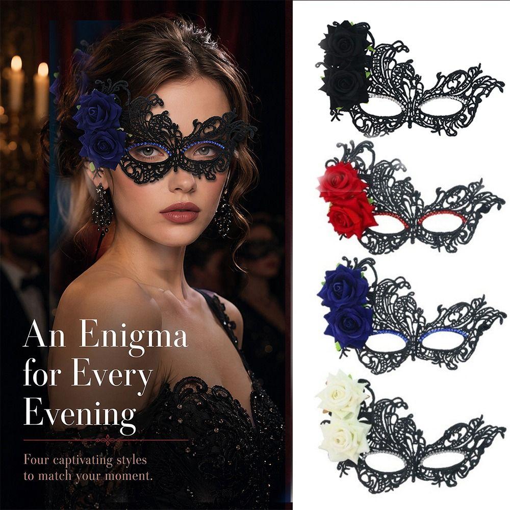 Seductive Style Masquerade Mask Cosplay Half-Face Lace Mask Party Occasion