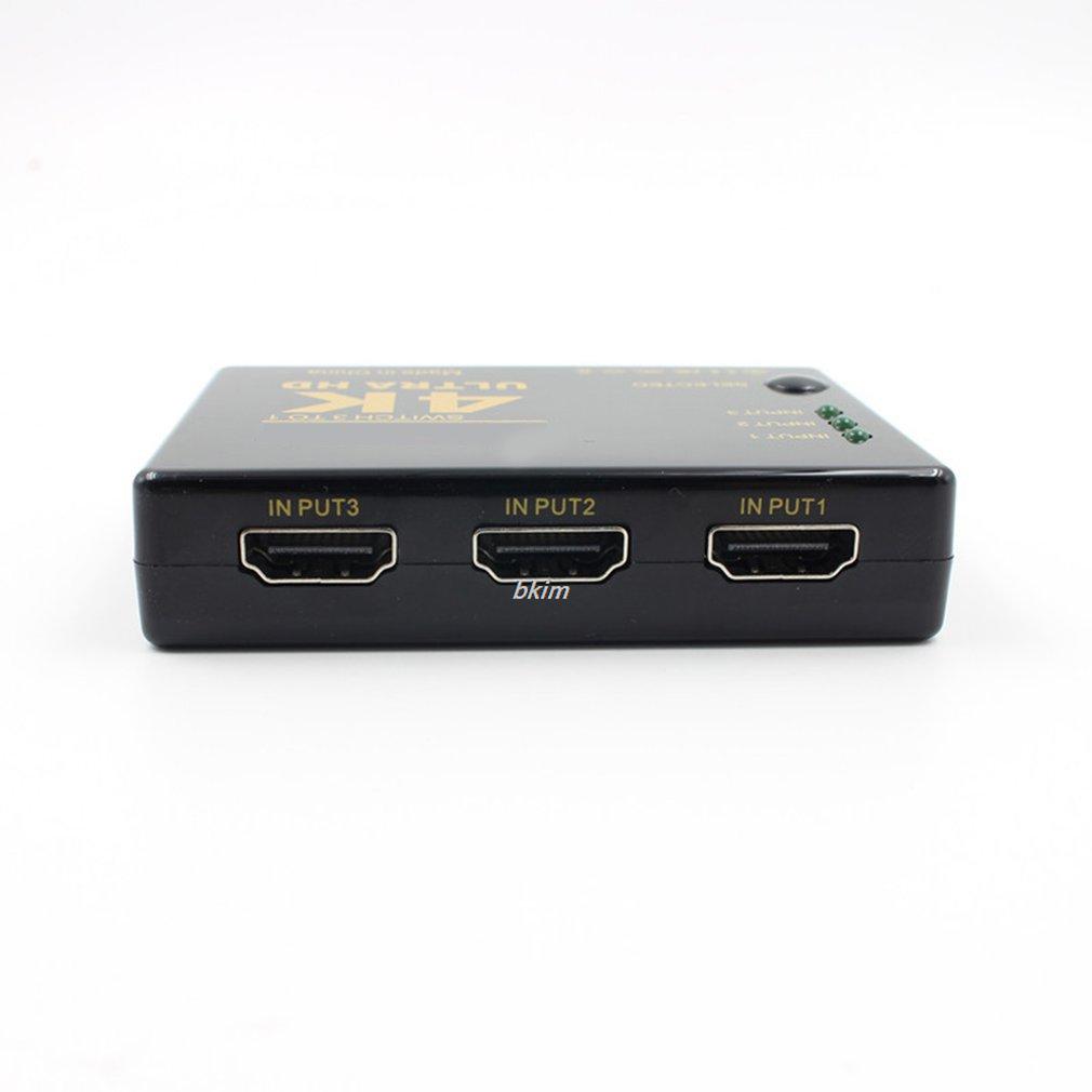 3 in 1 Out HDMI-compatible Switch 4K Switcher 1x3 Hub Adapter Converter for PS4/3 TV Box HDTV PC HD Video Cable Splitter