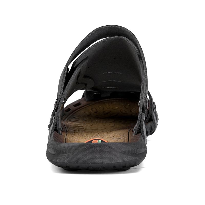 Men Hiking Sandals Khaki Summer Outdoor Wide Palm Black Blue Beach Shoes Close Toe Sport Sandals