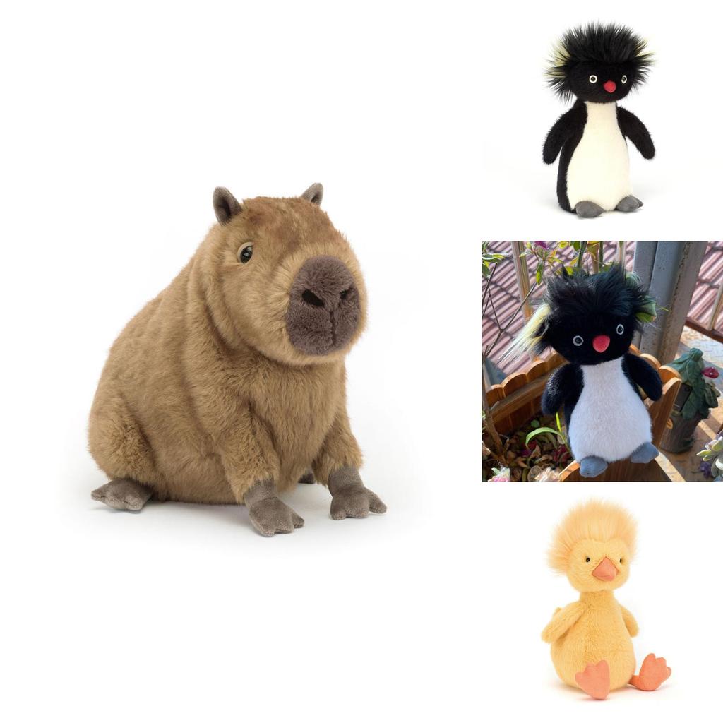 Amuse Plüschfigur Pinguin mit Haaren und PP-Baumwollfüllung für das Kinderzimmer