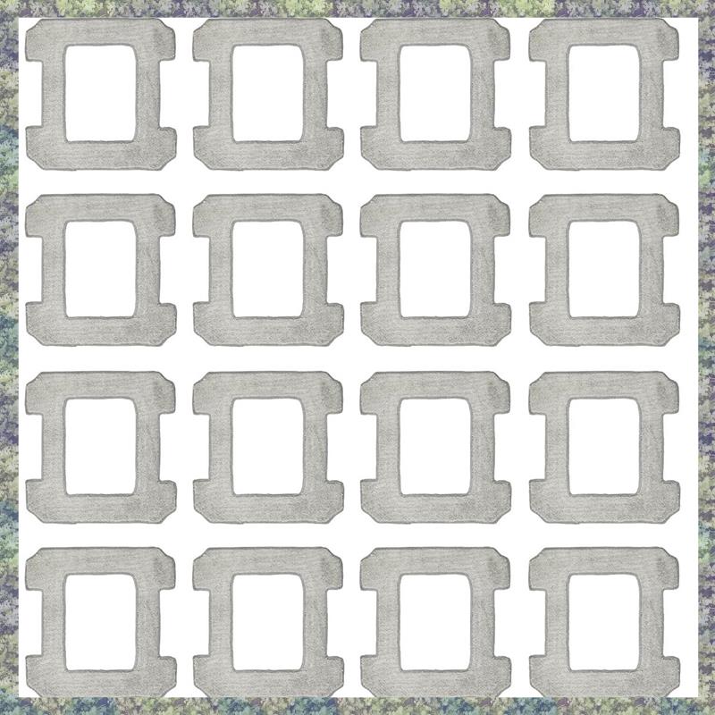 WON 16 Pack Cleaning Pads For Ecovacs Winbot W1/W1 Pro, Microfiber Cleaning Cloths Spare Parts
