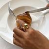 Uworld  Minimalist 316L Stainless Steel INS Ring High Quality Waterproof Charm Metal Gold Silver Color Fashion Finger Jewelry