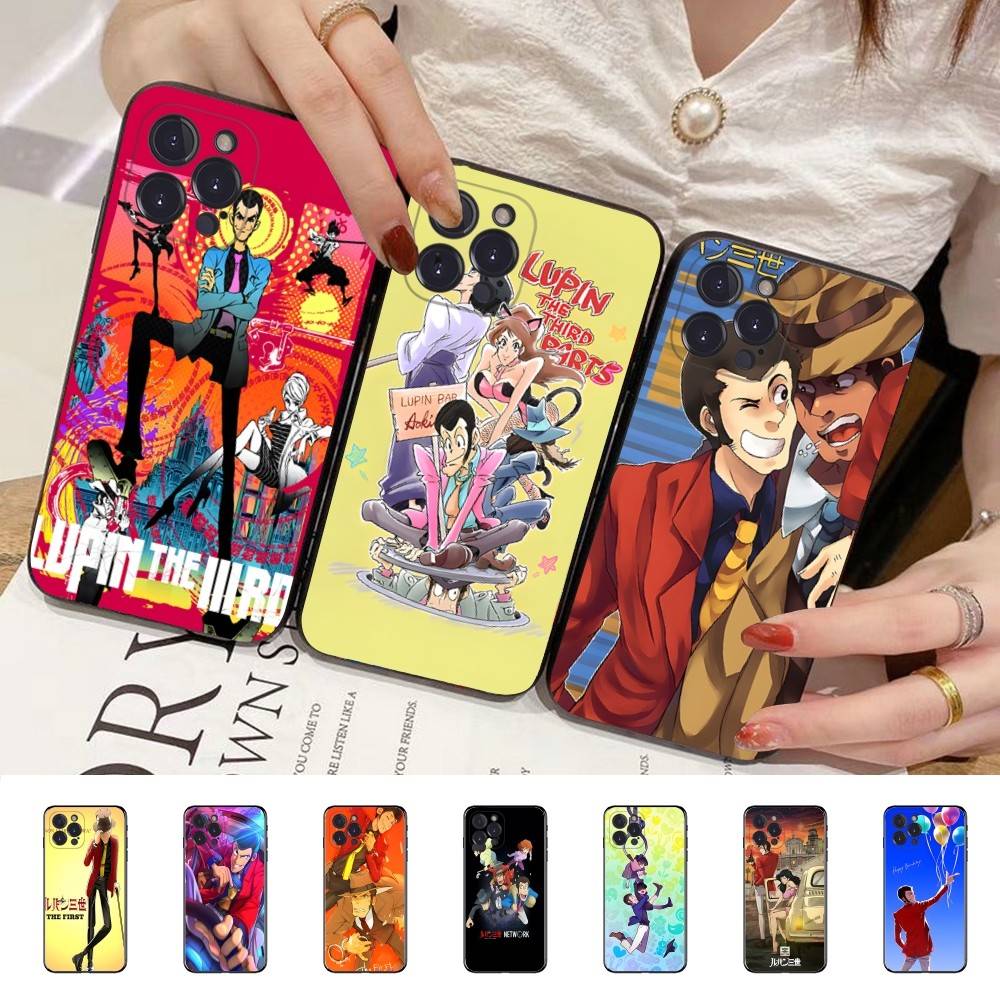 Lupin III Comics Phone Case For IPhone 17 16 15 14 13 12 11 Pro Max 13 12 Mini 17Air 16e Clear Cases