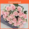 Artificial Rose Floral Arrangement 18 Head For Wedding Venue And Home Decoration