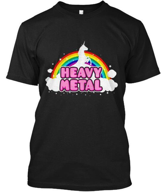 Heavy metals Unicorn - T-Shirt Made in the USA Size S to 5XL 3XL