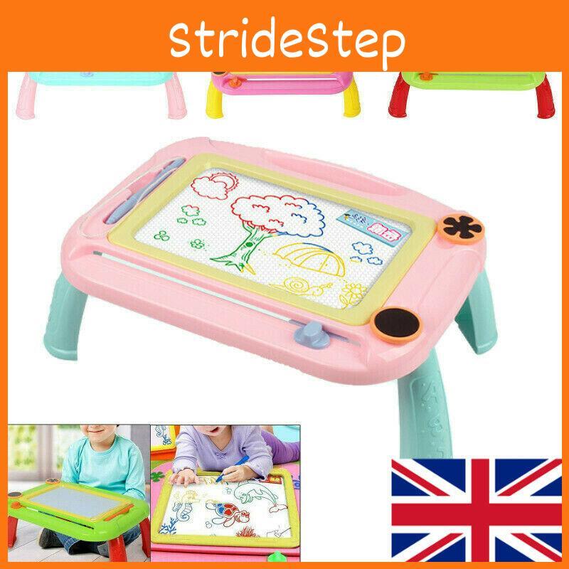 Large Kids Magnetic Drawing Board Colorful Erasable Pad Creative Toddler Art Gift
