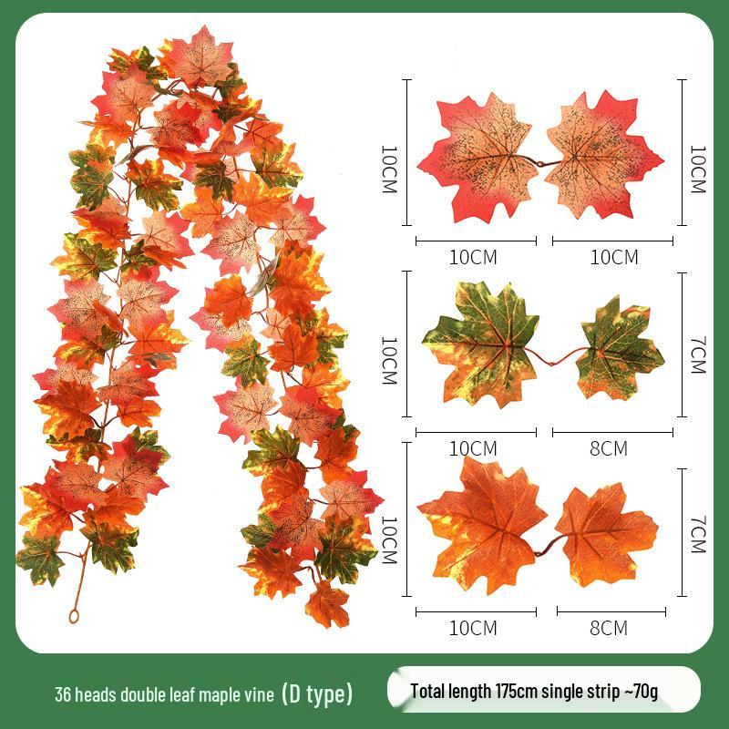 Skladem Podzimní a Halloweenská dekorace z javorových listů pro Vánoce a Den díkůvzdání